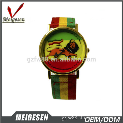 China supplier quartz watches cheap promotional cloth strap wristwatches